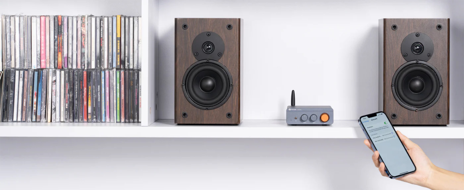Fosi Audio BT20A Pro Blue (48 V) wzmacniacz mocy z Bluetooth 5.0